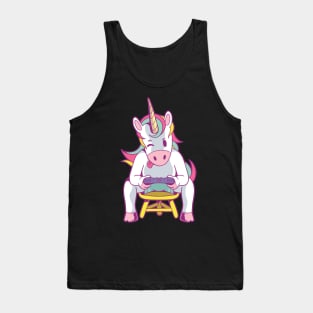 Unicorn gamer controller Tank Top